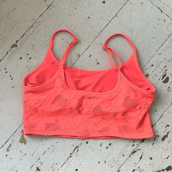 Aerie Floral Texture Padded Sports Bra - Picture 12 of 12